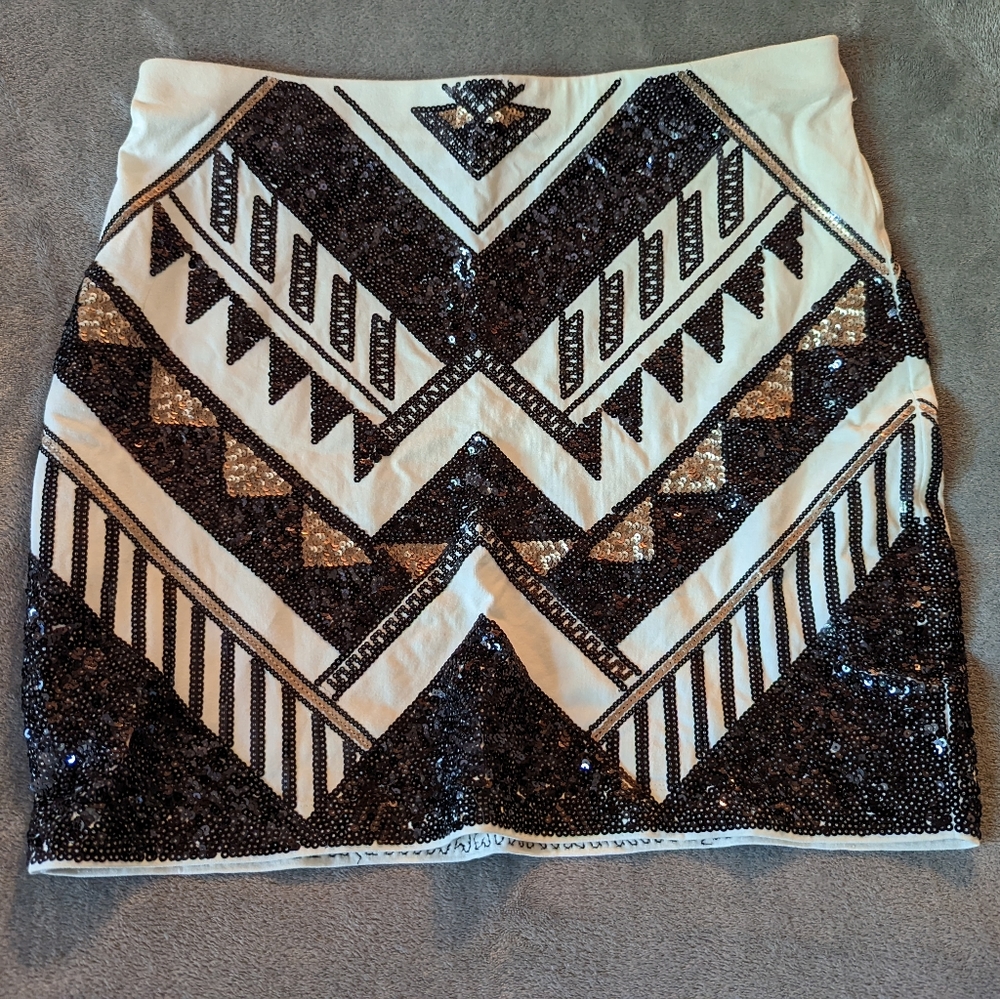 NWT 90's Beaded Express Skirt